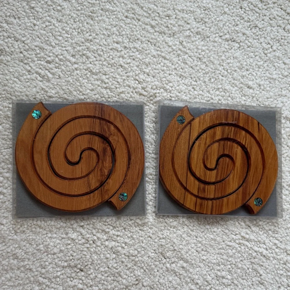 Rimu Koru Wooden Coaster